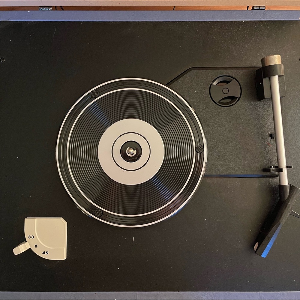 Crosley Tan and Black Vinyl Player - Picture 5 of 6